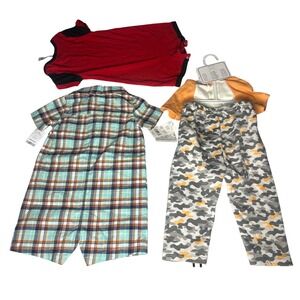 24 Months Baby Boy Clothes 2 Rompers And A Pajama Set
